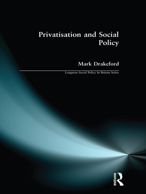 cover image of Social Policy and Privatisation